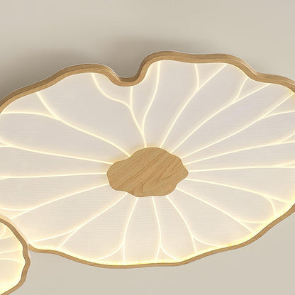 Elarin Wood Grain LED Flush Mount