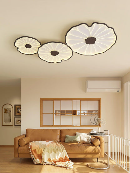 Elarin Wood Grain LED Flush Mount