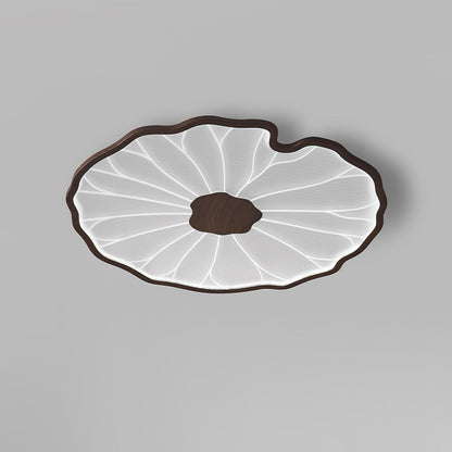 Elarin Wood Grain LED Flush Mount