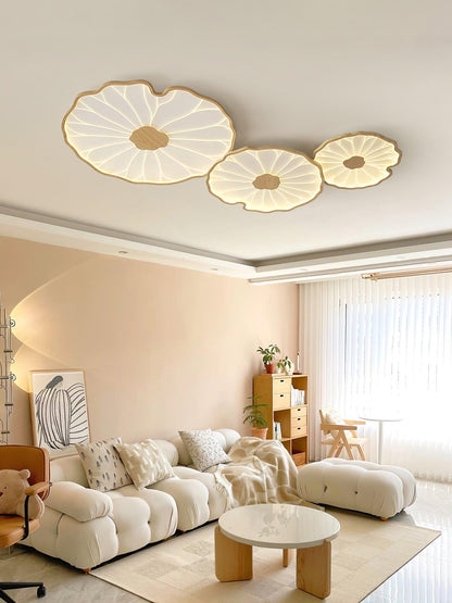Elarin Wood Grain LED Flush Mount