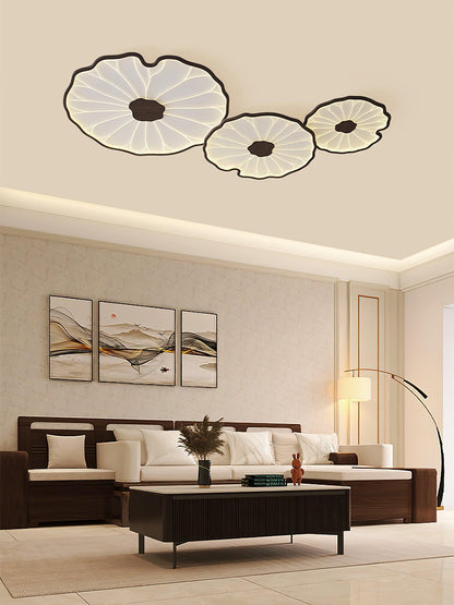 Elarin Wood Grain LED Flush Mount