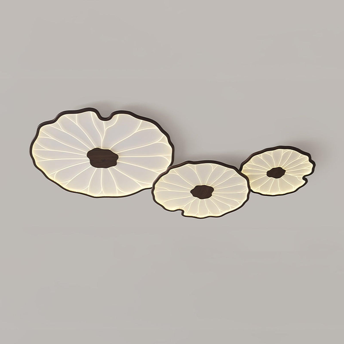 Elarin Wood Grain LED Flush Mount
