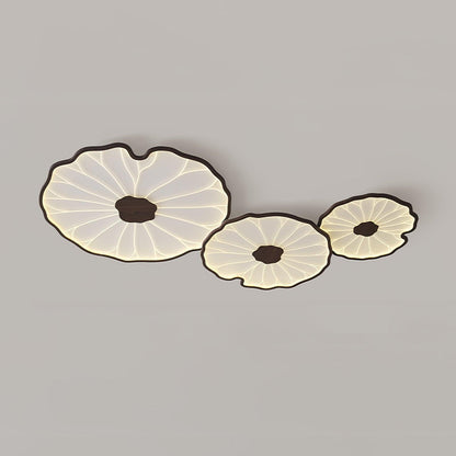 Elarin Wood Grain LED Flush Mount