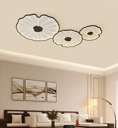 Elarin Wood Grain LED Flush Mount