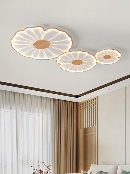 Elarin Wood Grain LED Flush Mount