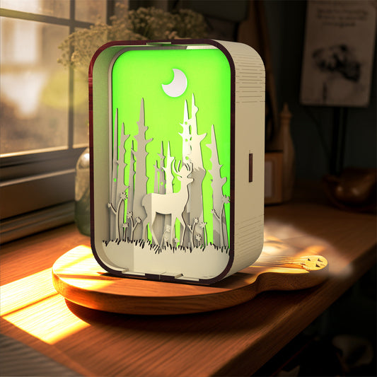 Engraved Wooden USB Night Light / 1PCS