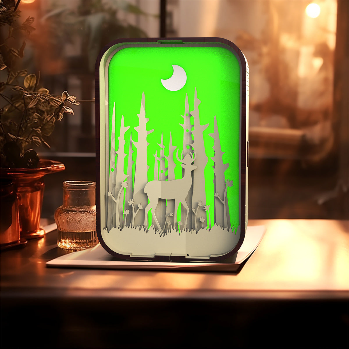 Engraved Wooden USB Night Light