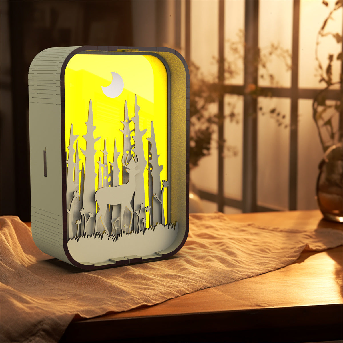 Engraved Wooden USB Night Light