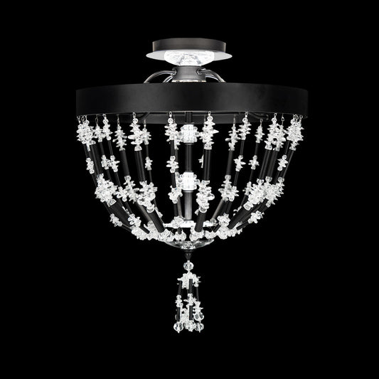 Exotic Jewel Heirloom Gold LED Semi-Flush Light
