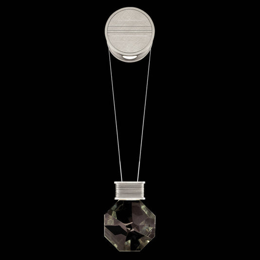 Faceted Amulet Optic Crystal LED Wall Sconce