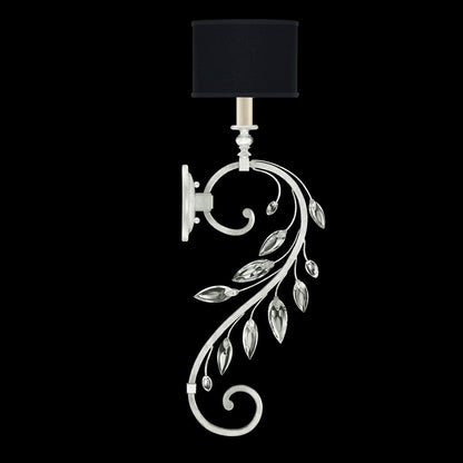 Faceted Botanical Crystal Wall Sconce