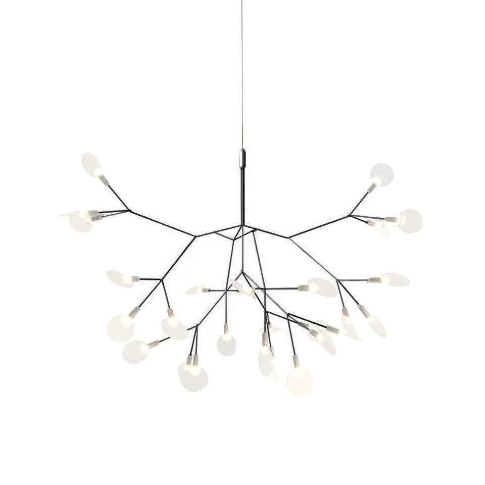 Filament Bloom Black LED Chandelier