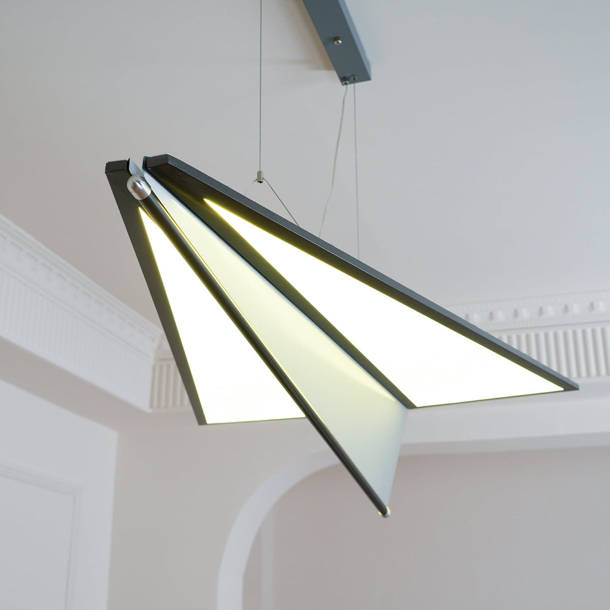 Flightform Silver LED Pendant