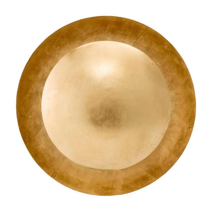 Floating Disc Gold Leaf Tiered Chandelier