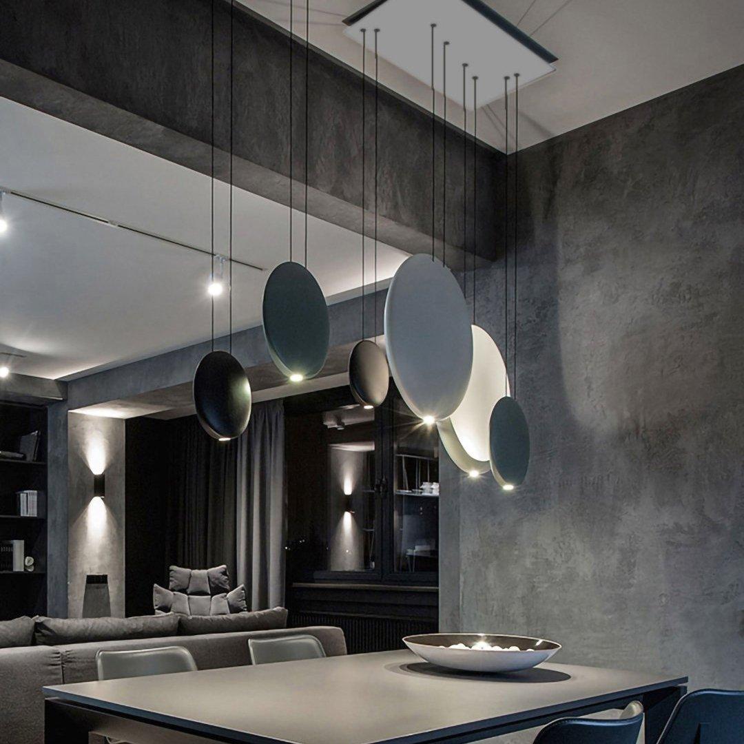 Floating Disc Multi-Color LED Pendant