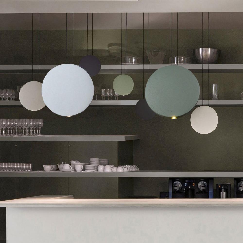 Floating Disc Multi-Color LED Pendant