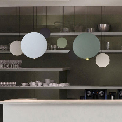 Floating Disc Multi-Color LED Pendant