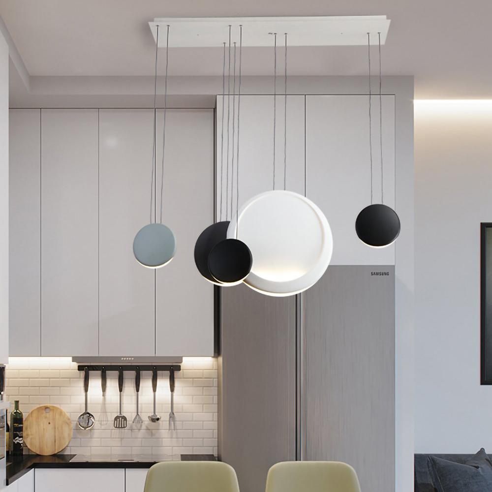 Floating Disc Multi-Color LED Pendant