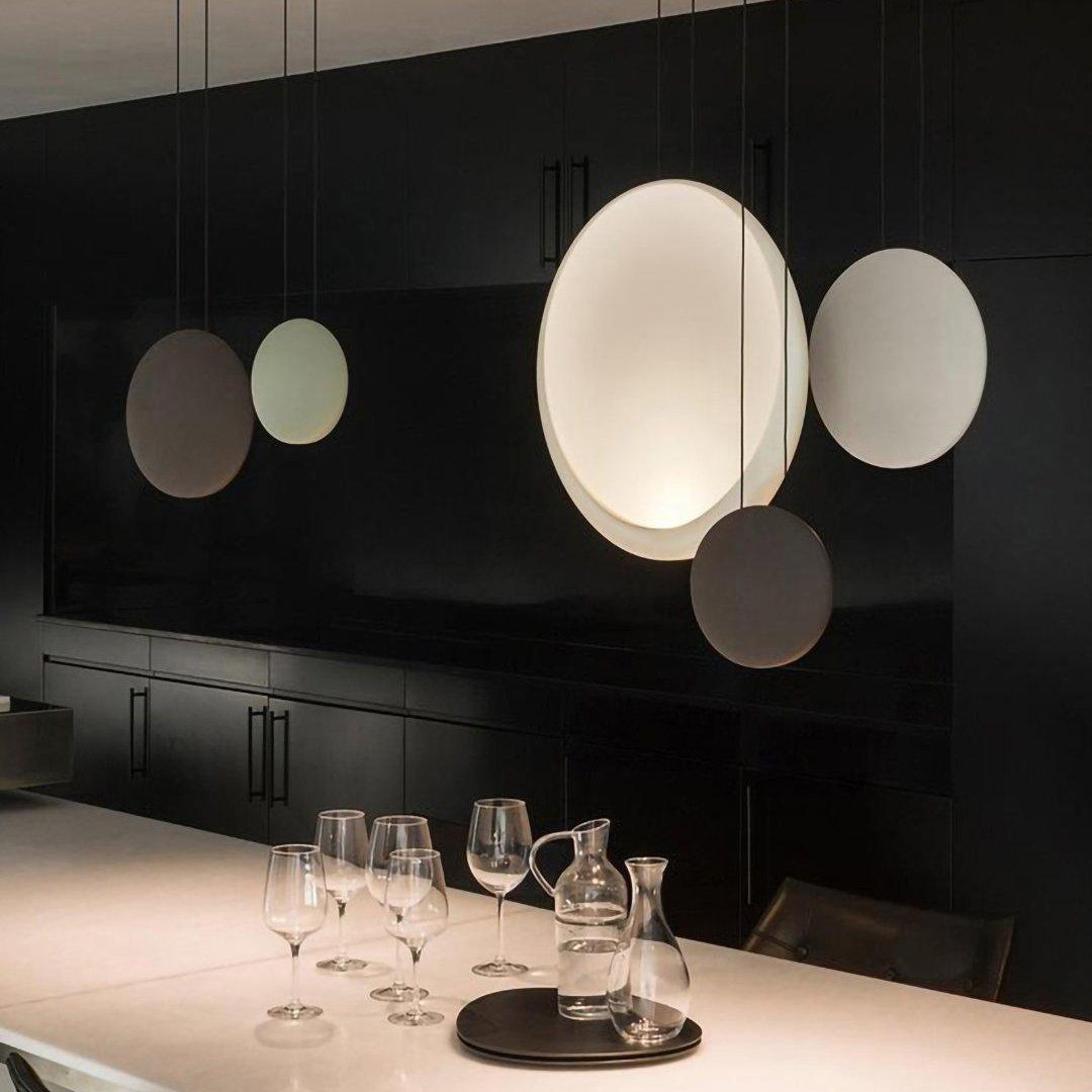Floating Disc Multi-Color LED Pendant