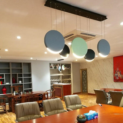 Floating Disc Multi-Color LED Pendant