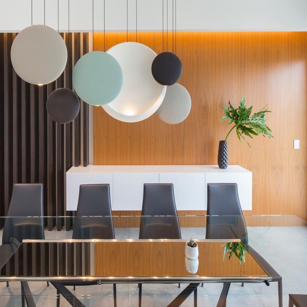 Floating Disc Multi-Color LED Pendant