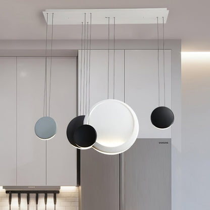 Floating Disc Multi-Color LED Pendant