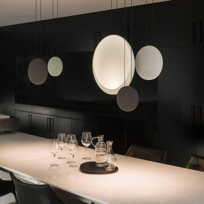 Floating Disc Multi-Color LED Pendant