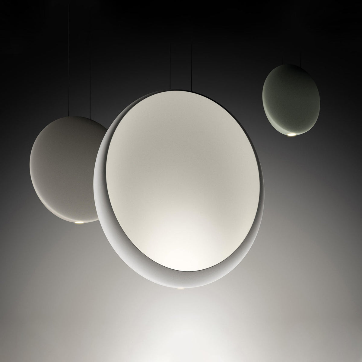 Floating Disc Multi-Color LED Pendant