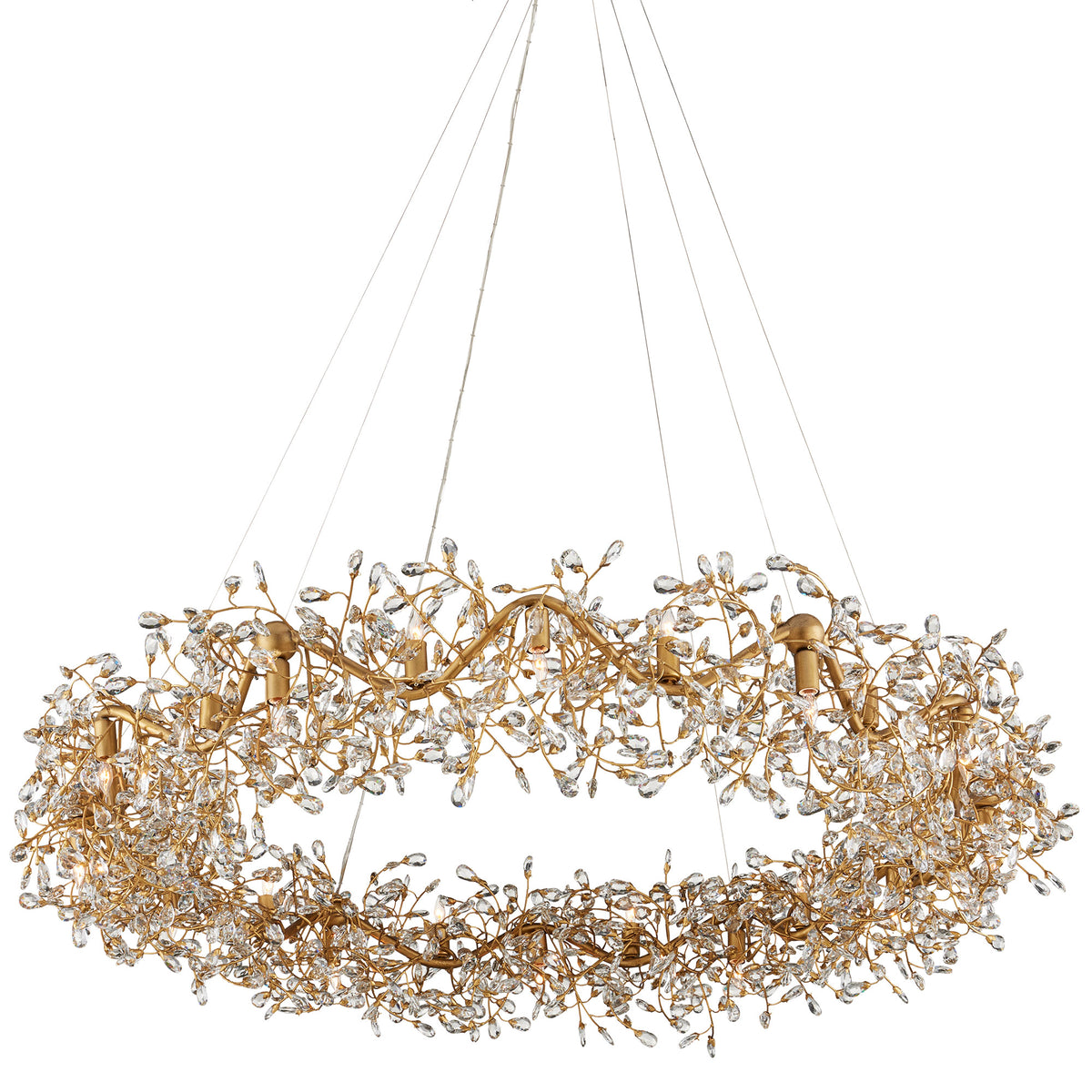 Florent Crystal Ring Chandelier