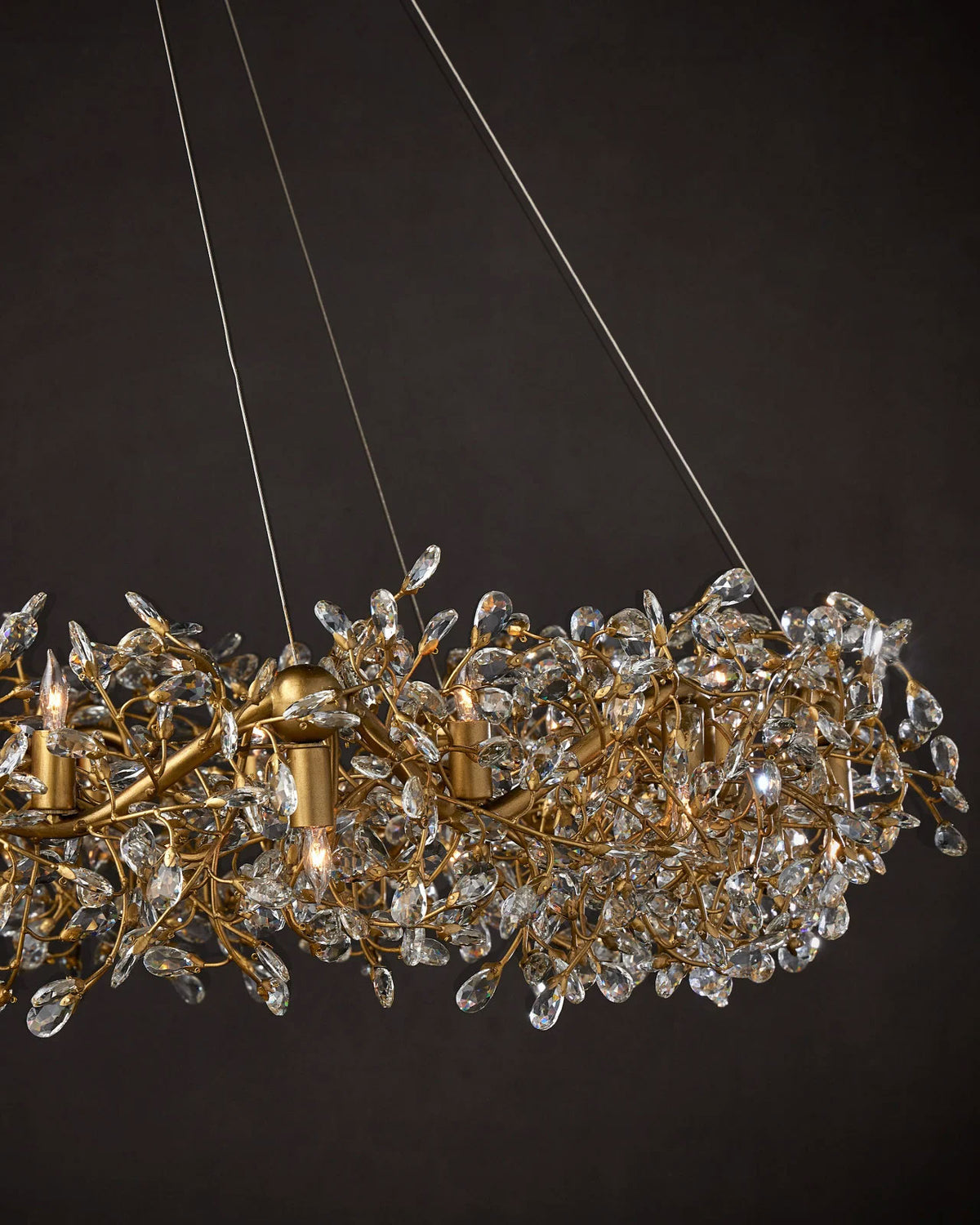 Florent Crystal Ring Chandelier