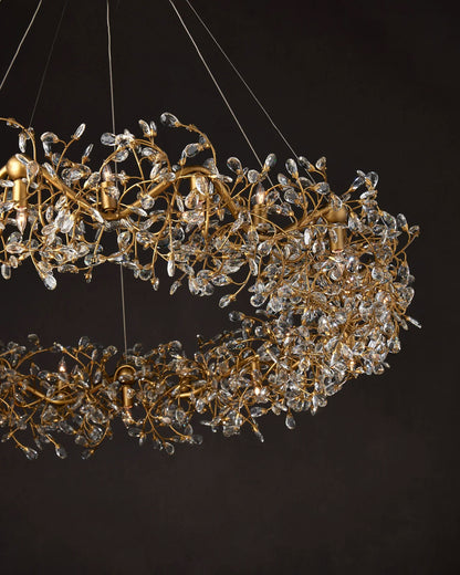 Florent Crystal Ring Chandelier