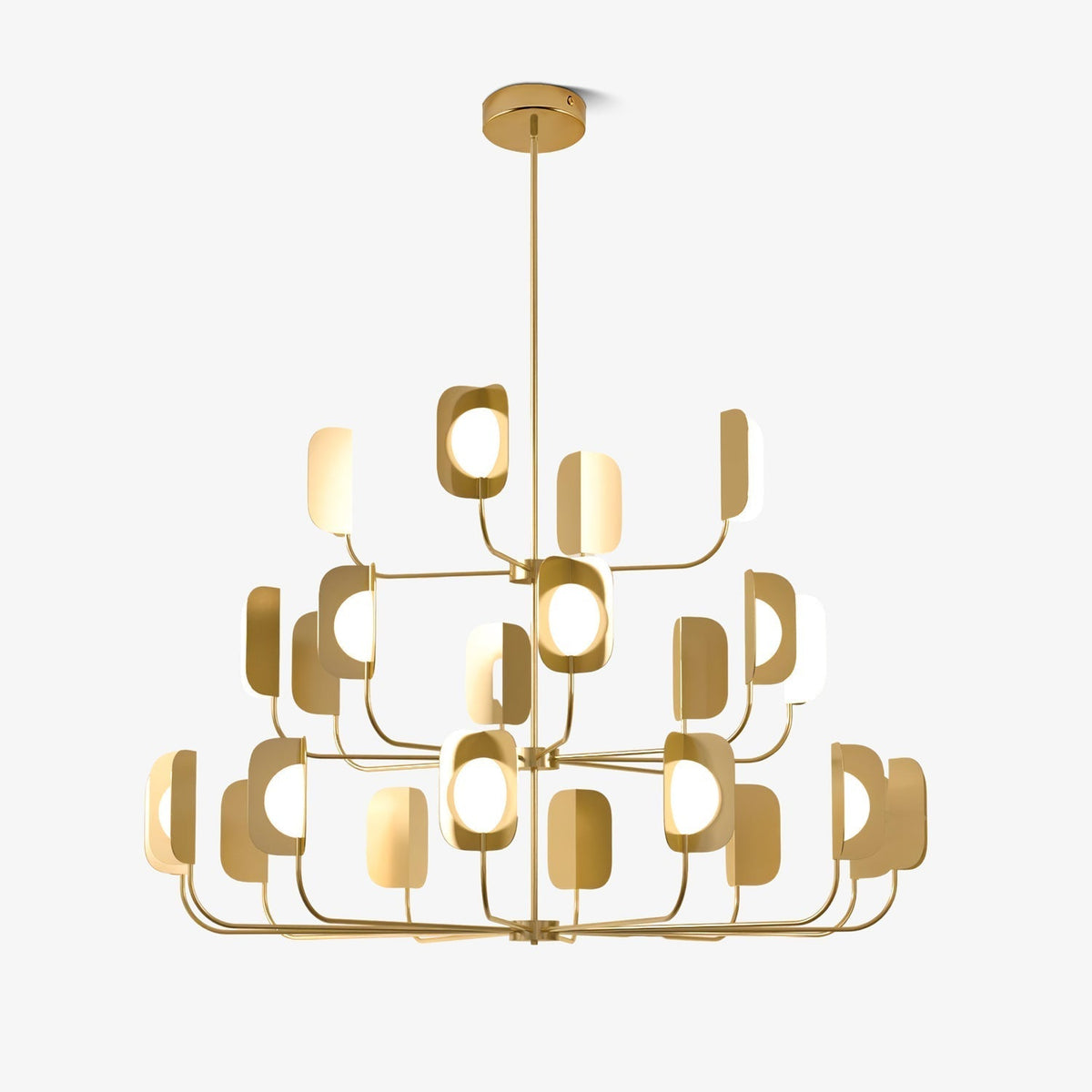Foliaire Copper Rose Gold Chandelier