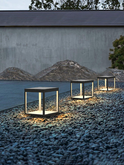 Square Frame Post Outdoor Light Table lamp