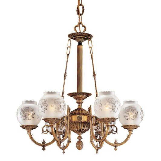 Frostvale Classic Brass Chandelier