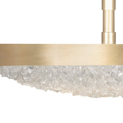 Frozen Cirrus Crystal Gem Semi-Flush Ceiling Light