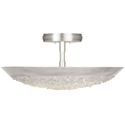 Frozen Cirrus Crystal Gem Semi-Flush Ceiling Light