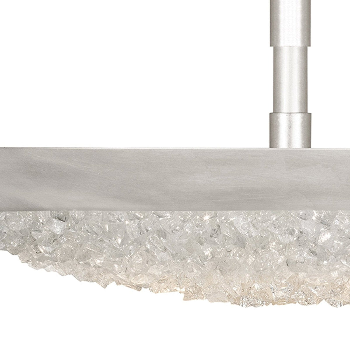 Frozen Cirrus Crystal Gem Semi-Flush Ceiling Light
