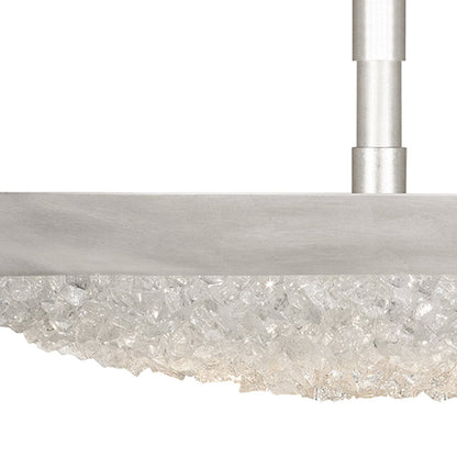 Frozen Cirrus Crystal Gem Semi-Flush Ceiling Light
