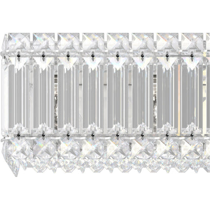 Gem Box Clear Optic Crystal Wall Light
