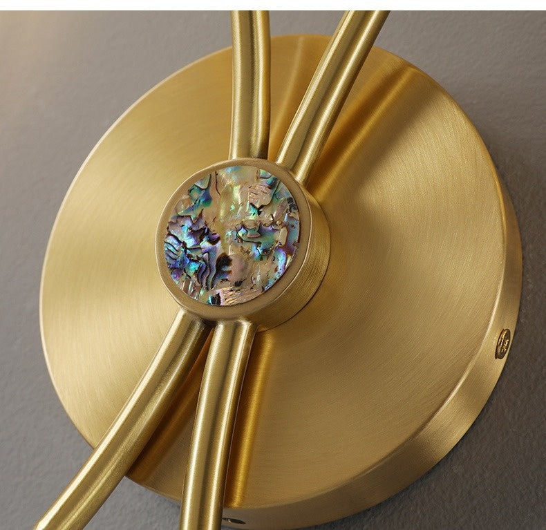 Gold Light Luxury LED Bedside Wall Light