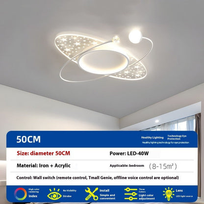 Golden Floral Starry Sky Ceiling Lamp
