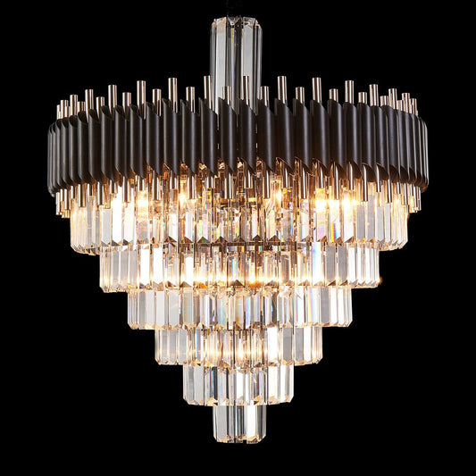 Grand Round Twenty-Four-Light Chandelier