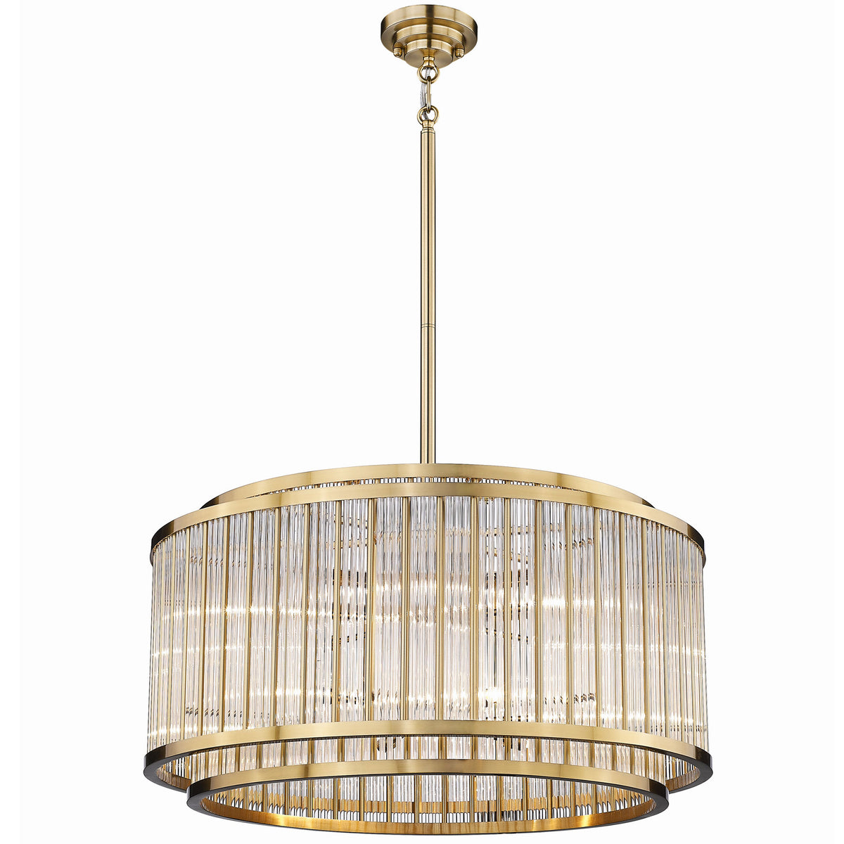 Graphite Jewel Crystal Chandelier