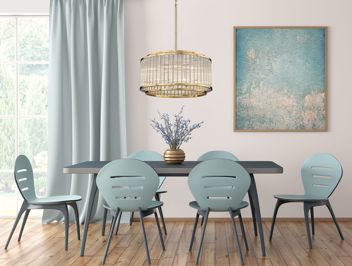 Graphite Jewel Crystal Chandelier
