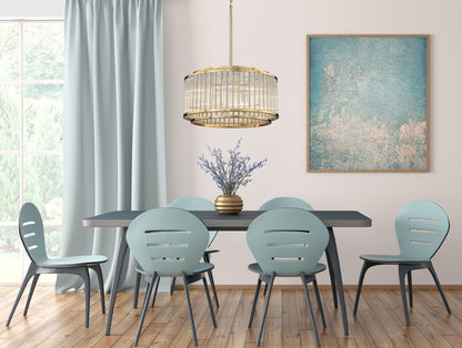 Graphite Jewel Crystal Chandelier