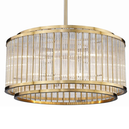 Graphite Jewel Crystal Chandelier