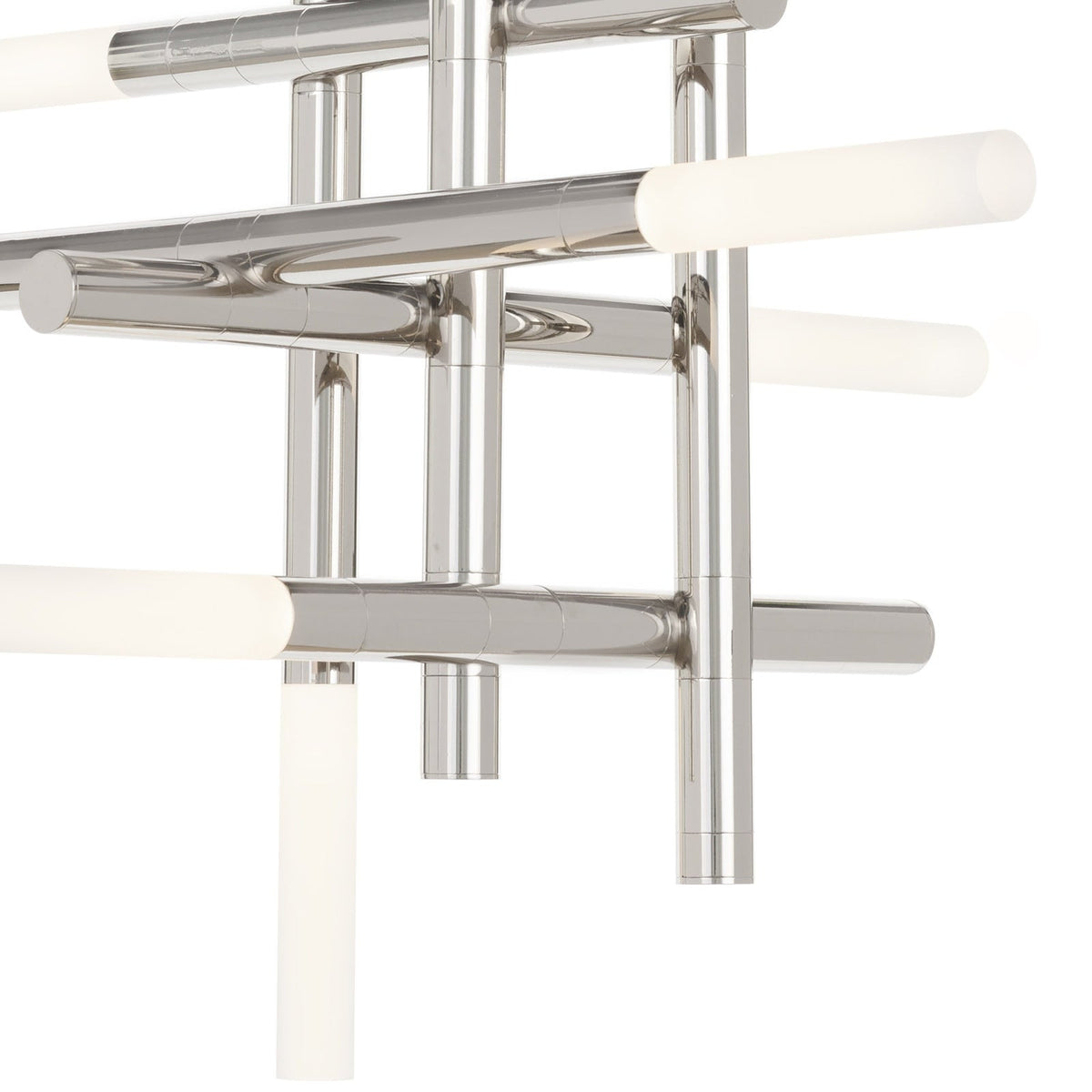 Grid Arm Frosted Acrylic LED Chandelier