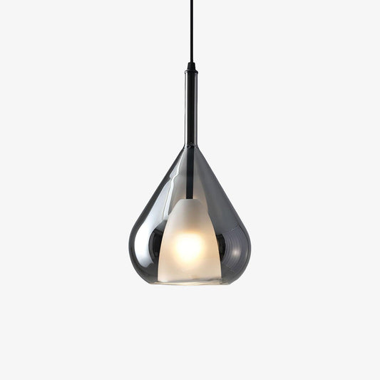 Gyreform Black Glass Pendant