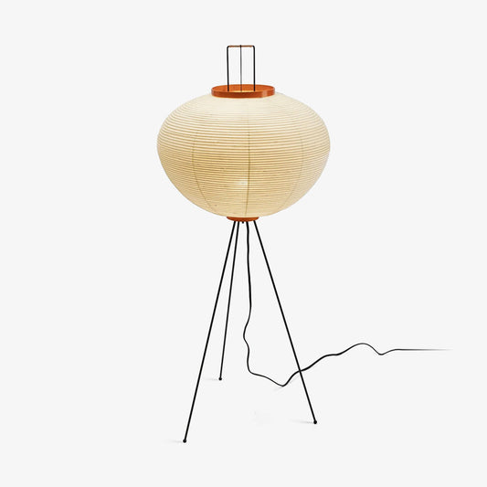 Harukane Black Mulberry Paper Floor Lamp