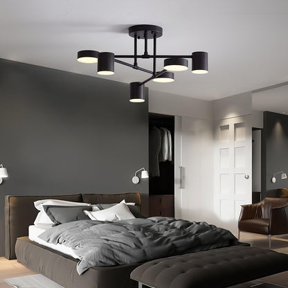 Hubburst Gold Black White LED Ceiling Light